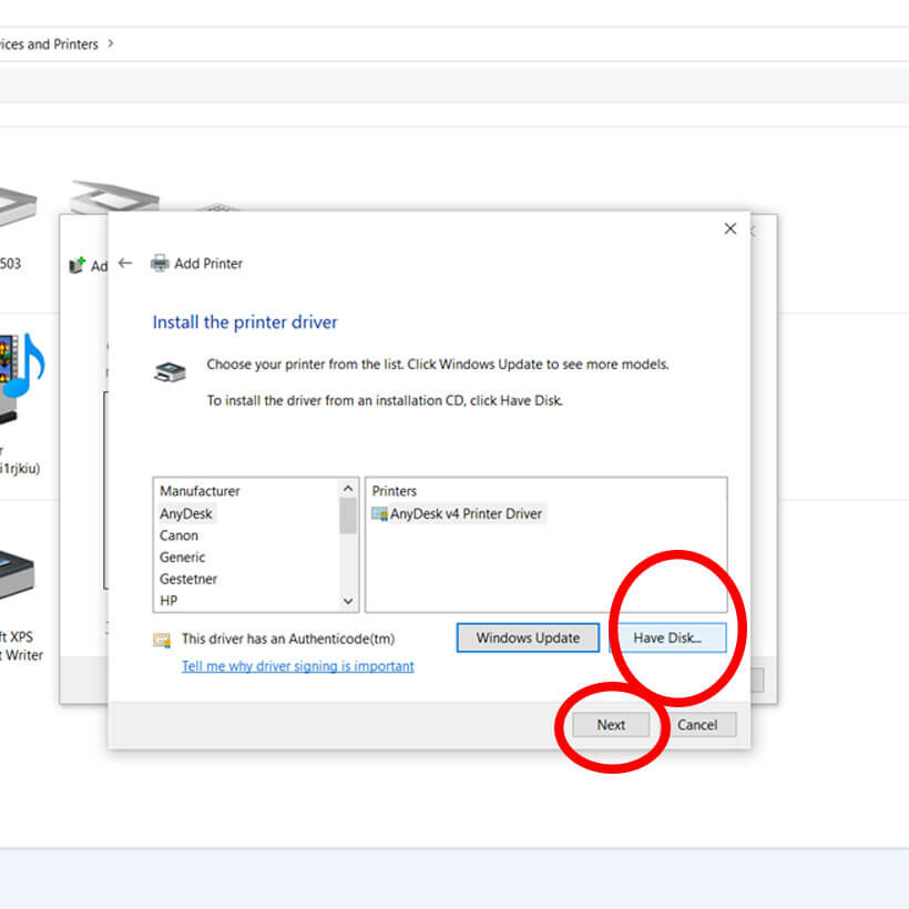 Cài driver nhanh chóng