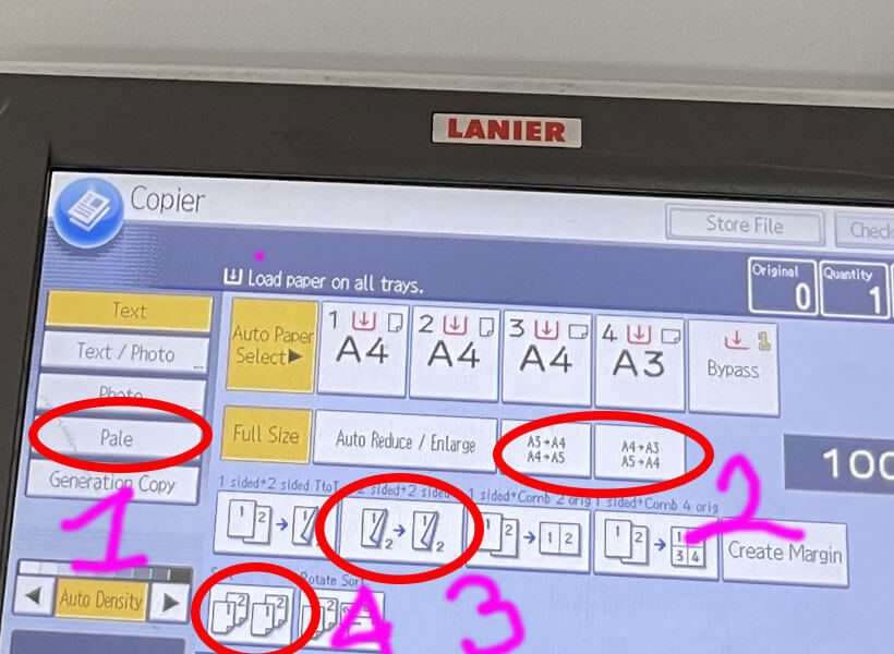 Hướng dẫn sử dụng các chức năng máy photo Ricoh