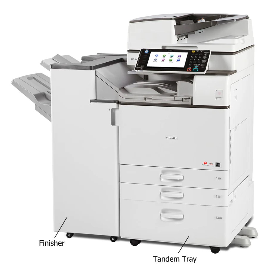 Máy photocopy Ricoh MP C3003 là máy photocopy A3 đa năng laser màu