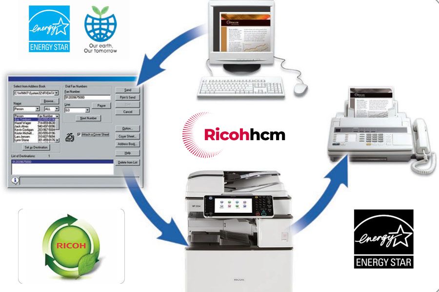 Máy photocopy RICOH MP 3554 nhiều tính năng hỗ trợ trong văn phòng giúp công việc của bạn nhanh hơn, dễ dàng hơn