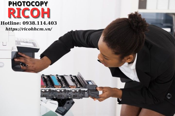 Người dùng không nên tái sử dụng và cần phải tìm cách đổ mực thải máy photocopy Ricoh 