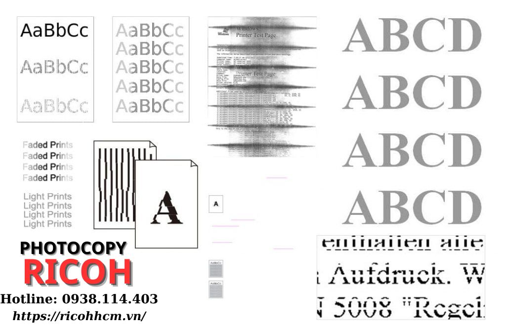 Nếu không tìm cách đổ mực thải máy photocopy Ricoh thì bản in sẽ có chất lượng kém, nhợt nhạt, nhòe mực, không sắc nét, thiếu chi tiết…