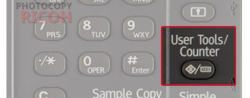 Có một yếu tố chính trong việc xác định bạn cần mua máy photocopy văn phòng như thế nào, đó chính là số lượng bản in trong một khoảng thời gian nhất định. Nhấn User Tools/Counter trên màn hình sau đó chọn Counter để xem số lượng bản in cụ thể.