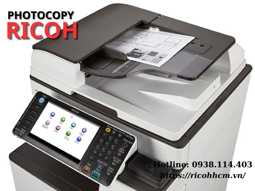 Máy photocopy ricoh MP 3054 được trang bị màn hình cảm ứng màu với giao diện đơn giản, thân thiện giúp người dùng dễ dàng làm quen, thao tác và sử dụng một cách nhanh chóng. 