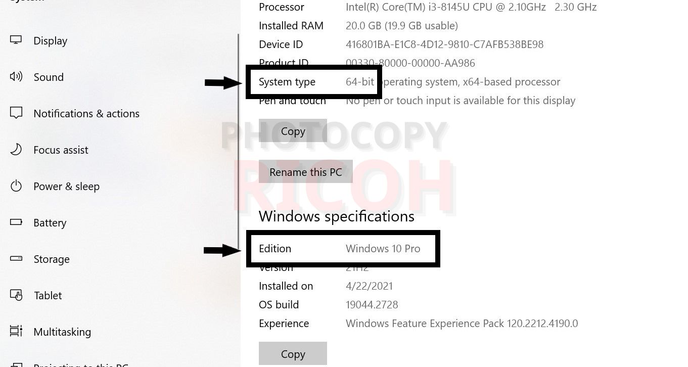 Hướng dẫn cài đặt driver máy photocopy Ricoh 5002: biết tên hệ điều hành window và số bit là thông tin quan trọng để lựa chọn driver phù hợp