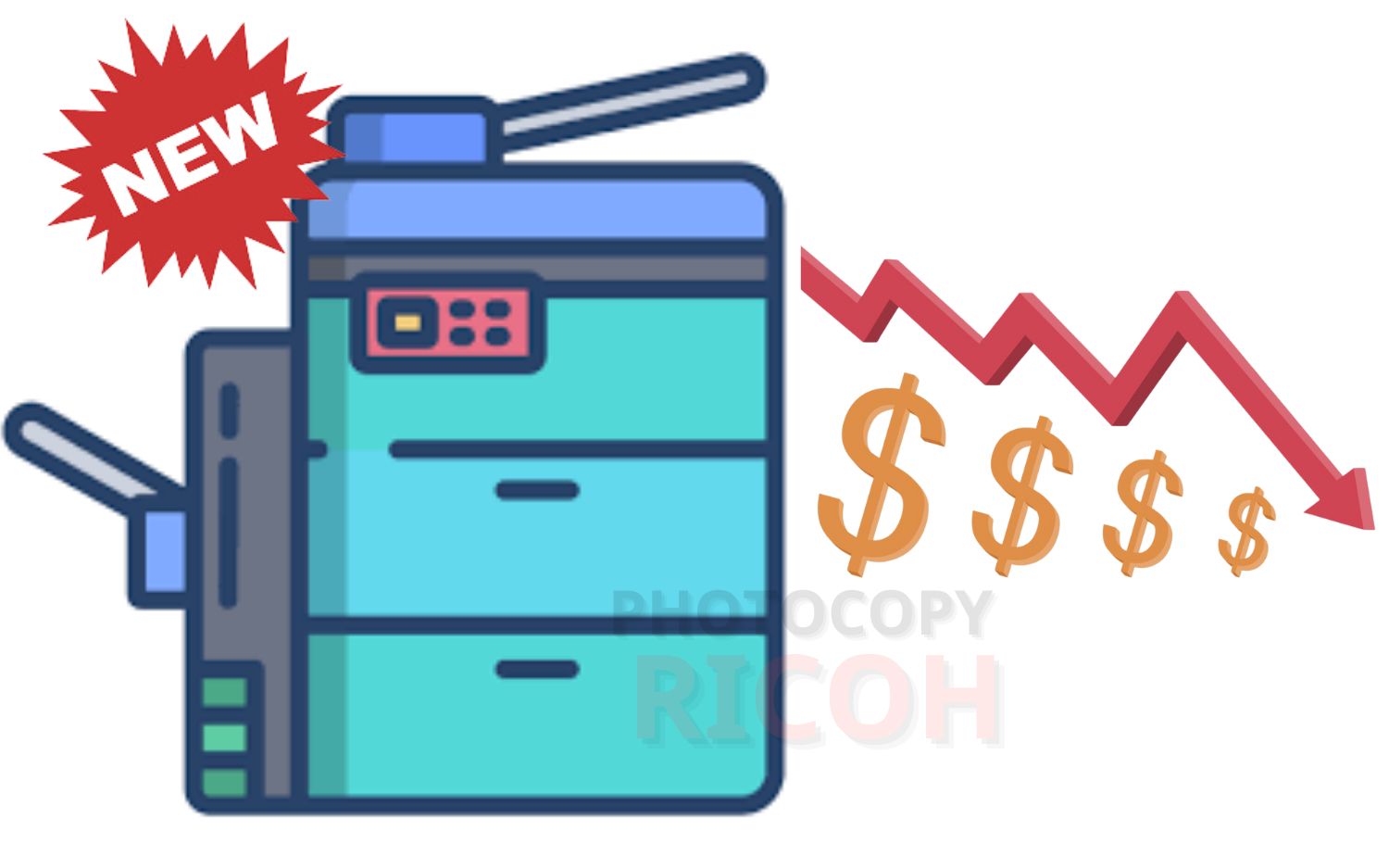 Máy photocopy mới sẽ mất giá theo số năm mà bạn sử dụng. Trong khi máy photocopy cũ thanh lý lại không