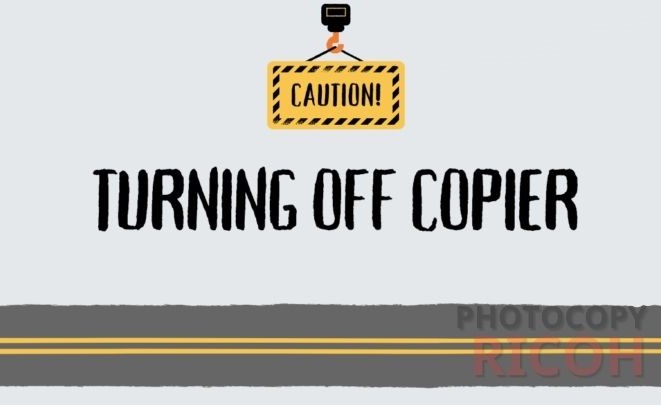 Sai lầm khi sử dụng máy photocopy : việc bật tắt máy liên tục là hoàn toàn không nên, sẽ gây hư hao, giảm tuổi thọ cho máy, tốn điện...