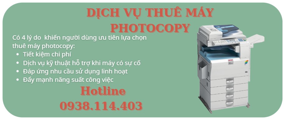 Khi sử dụng dịch vụ thuê máy photocopy tại Long An, việc kiểm tra cũng, bảo dưỡng thay thế linh kiện được bên cho thuê thực hiện thường xuyên theo định kỳ và hoàn toàn miễn phí