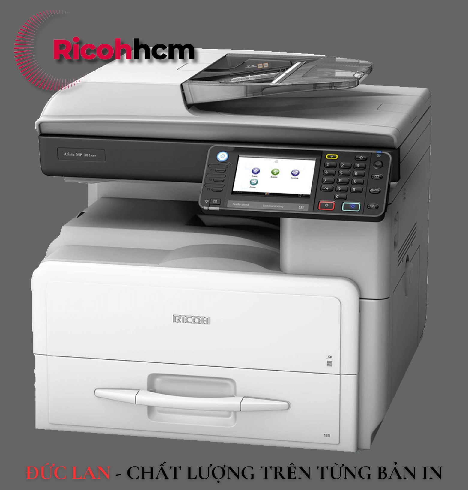 Sản phẩm có thiết kế nhỏ gọn, hiện đại. Khi đặt vào trong văn phòng vừa hỗ trợ công việc vừa là điểm nhấn tăng tính tiện nghi, chuyên nghiệp cho nơi làm việc. Về tính năng, máy photocopy Ricoh MP 301SPF được trang bị khá nhiều công nghệ mới.