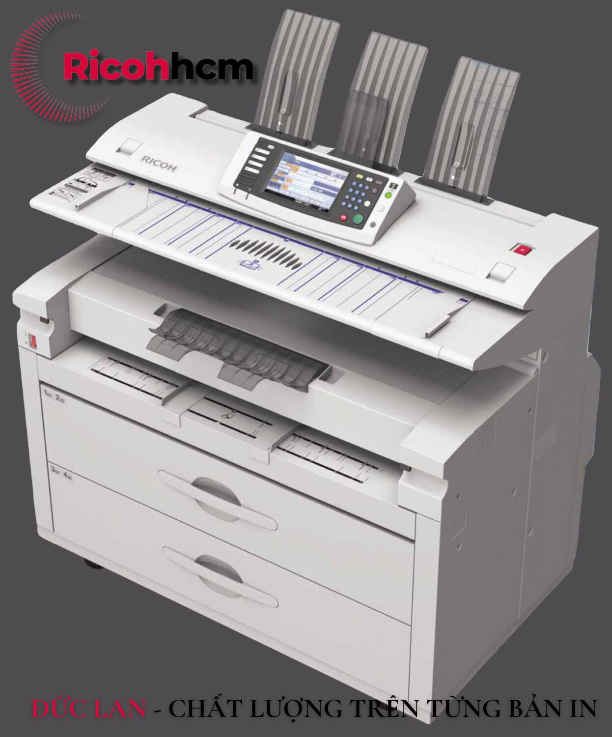 Ricoh Aficio MP W7140 - một trong những mã máy máy photocopy A0 được khách hàng yêu thích chọn lựa