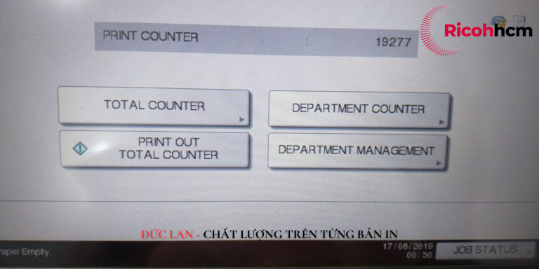 Cách đọc số counter máy photocopy Ricoh - Thông tin mở rộng