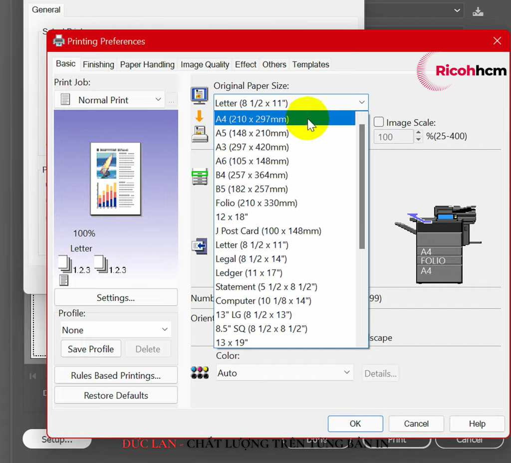 Máy photo Toshiba không nhận khay giấy
