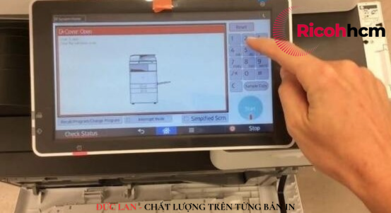 Hiệu chỉnh mực máy photocopy Toshiba