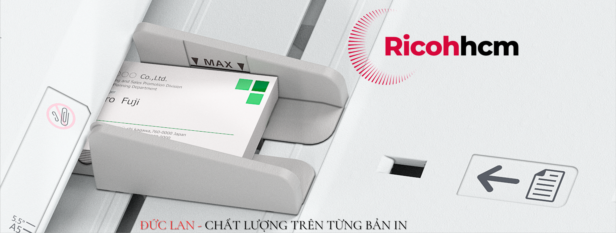 Đức Lan - Dịch vụ cho thuê máy photocopy màu uy tínFujifilm Apeos C5570 có thể tự chọn khổ giấy