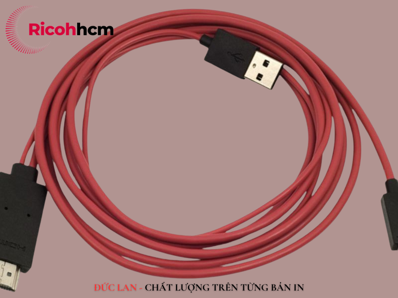 Khắc phục lỗi máy photocopy Ricoh báo Please Wait: Kiểm tra USB cable
