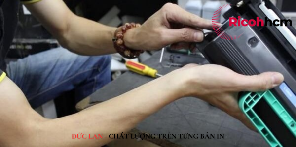 Chỉnh mực máy photocopy Toshiba - Vệ sinh và kiểm tra hộp mực 