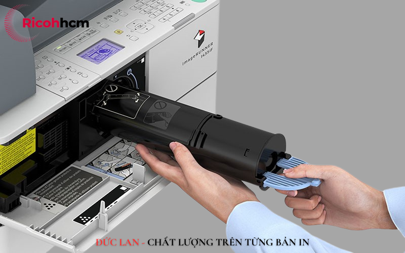 Cách chỉnh mực máy photocopy Toshiba - Khởi động máy và test lại sau khi nạp mực