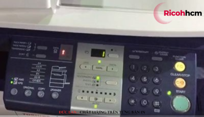 Cách chỉnh mực máy photocopy Toshiba - Reset mực in nếu cần thiết