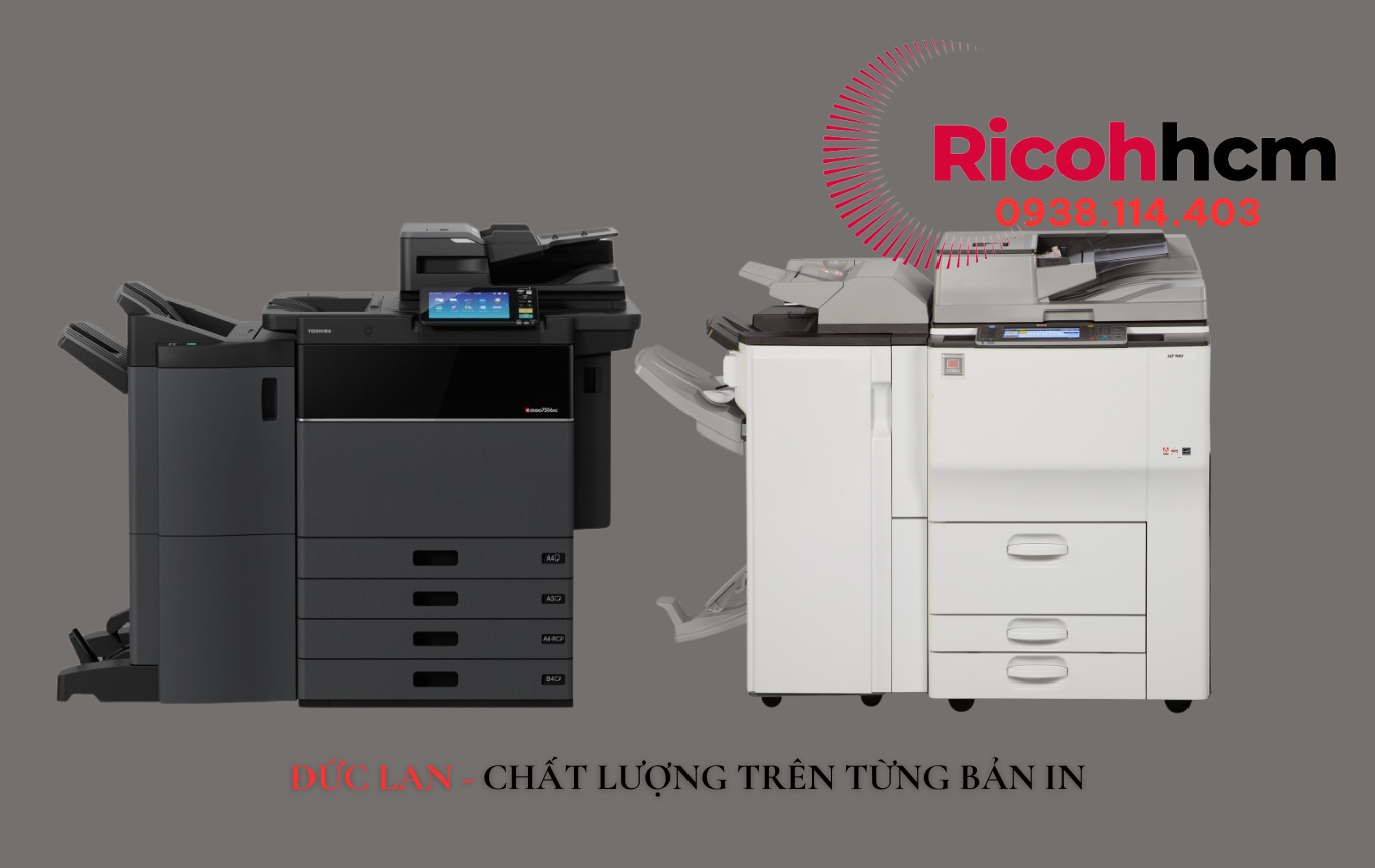 So sánh máy photocopy Ricoh và Toshiba