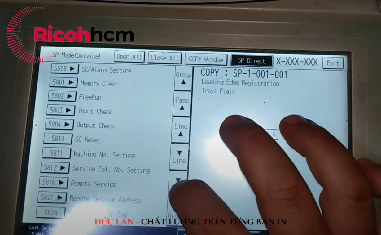 Khắc phục lỗi SC 441 trên máy photocopy Ricoh