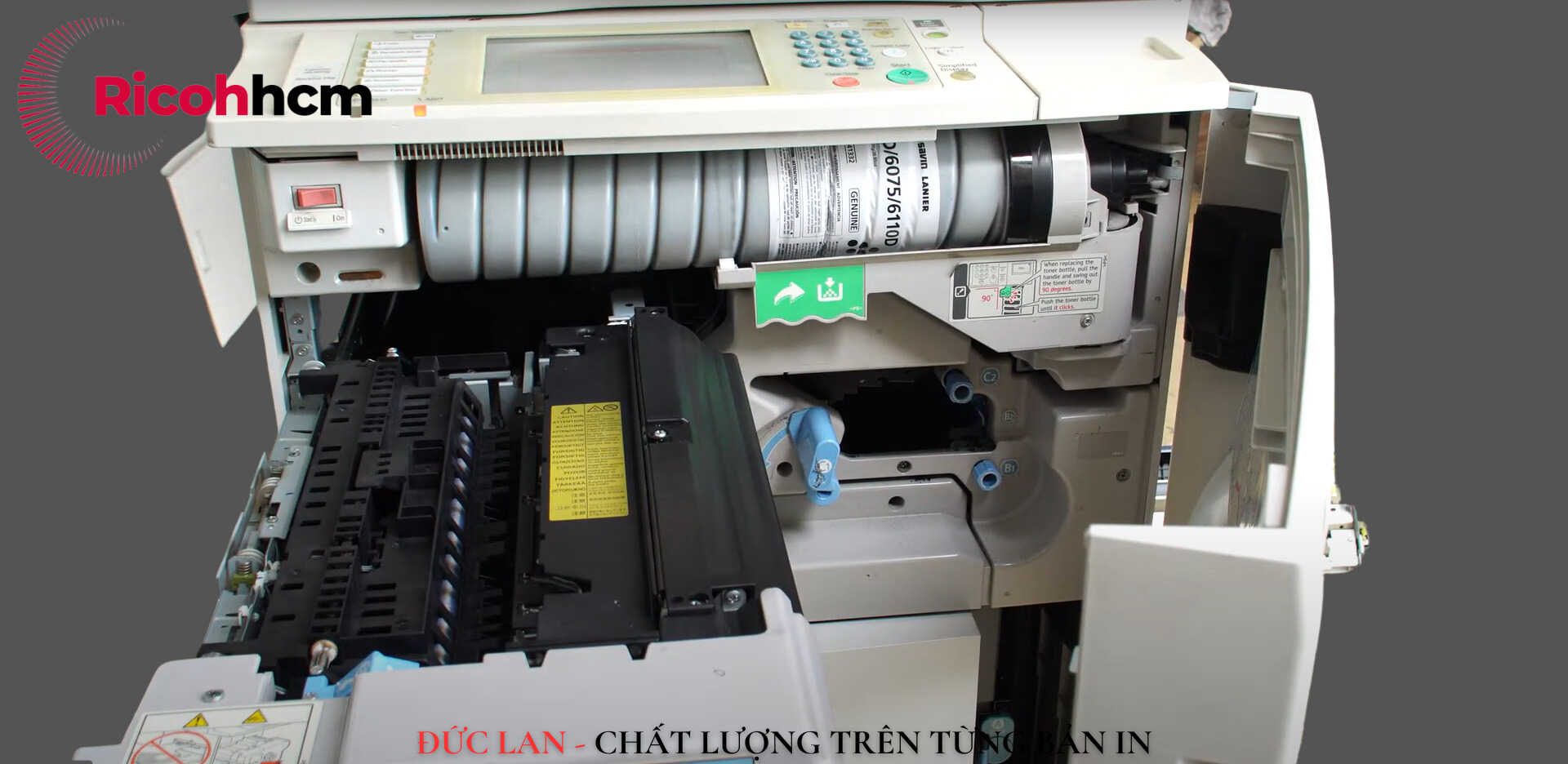 Lỗi SC 555 trên máy photocopy Ricoh